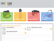 Tablet Screenshot of profi-europe.cz